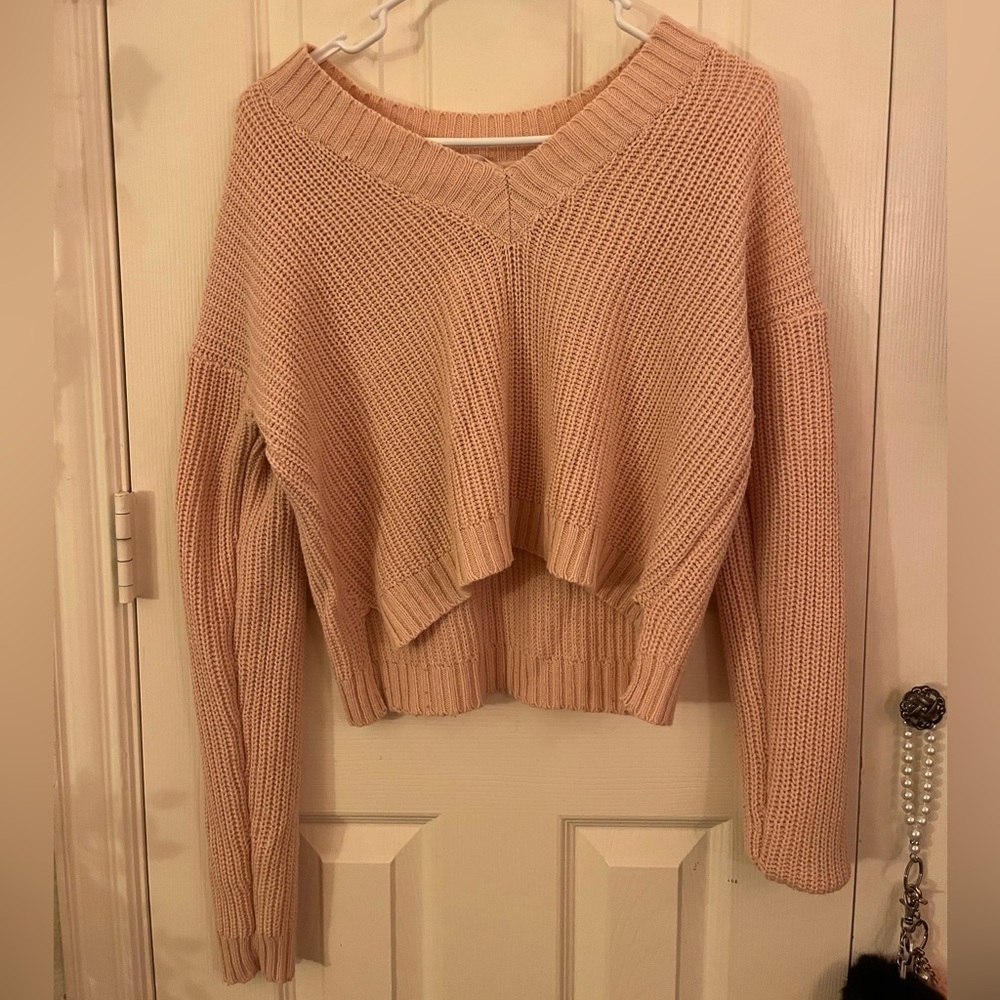 Pink Knit Sweater